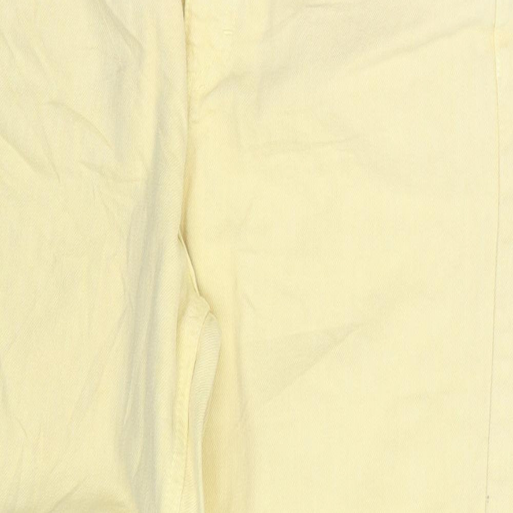 ASOS Womens Yellow  Denim Skinny Jeans Size 28 in L27 in