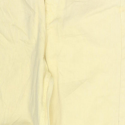 ASOS Womens Yellow  Denim Skinny Jeans Size 28 in L27 in