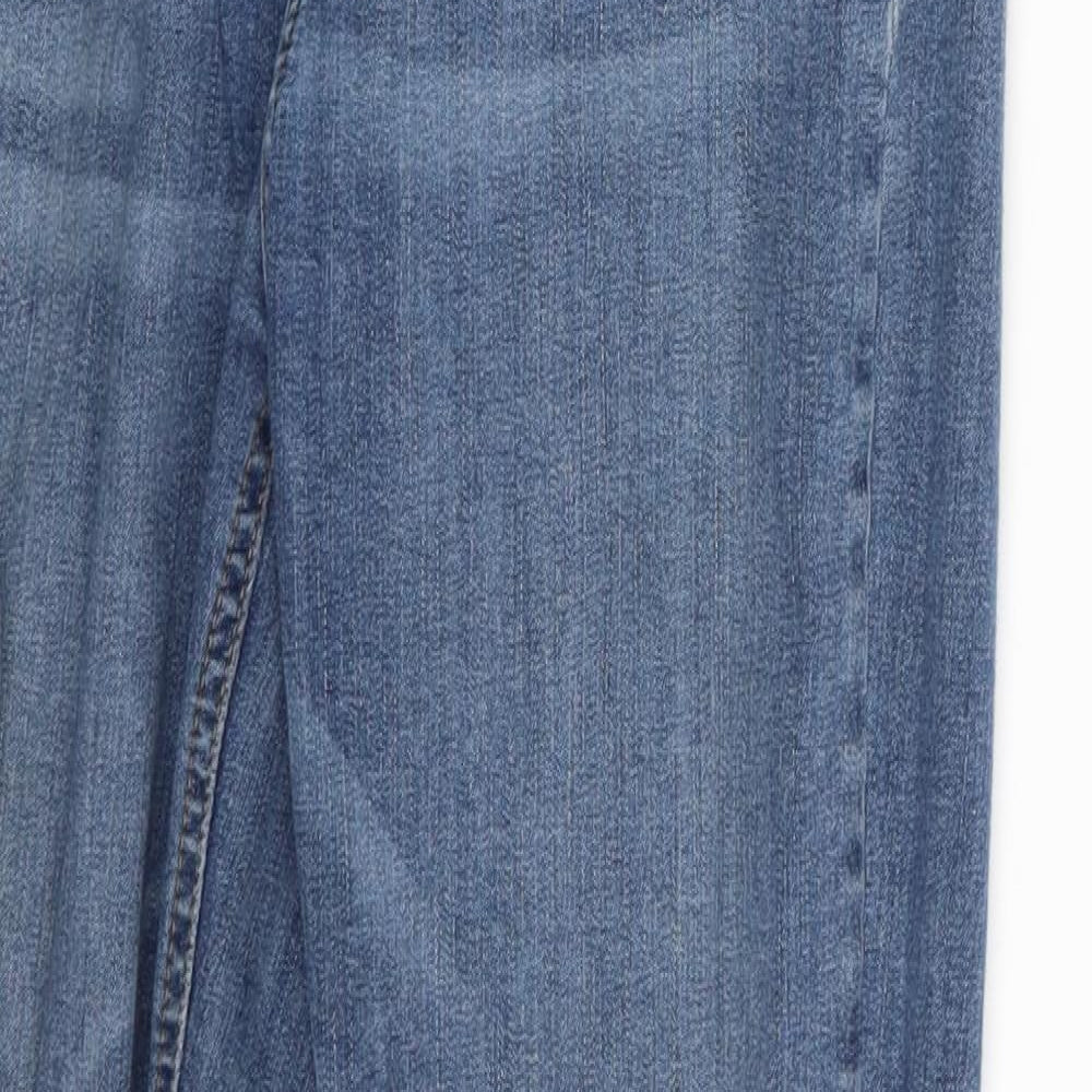 Topshop Womens Blue  Denim Skinny Jeans Size 28 in L34 in