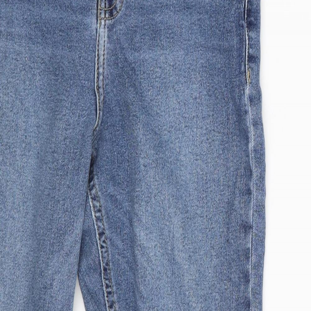 Topshop Womens Blue  Denim Skinny Jeans Size 28 in L24 in