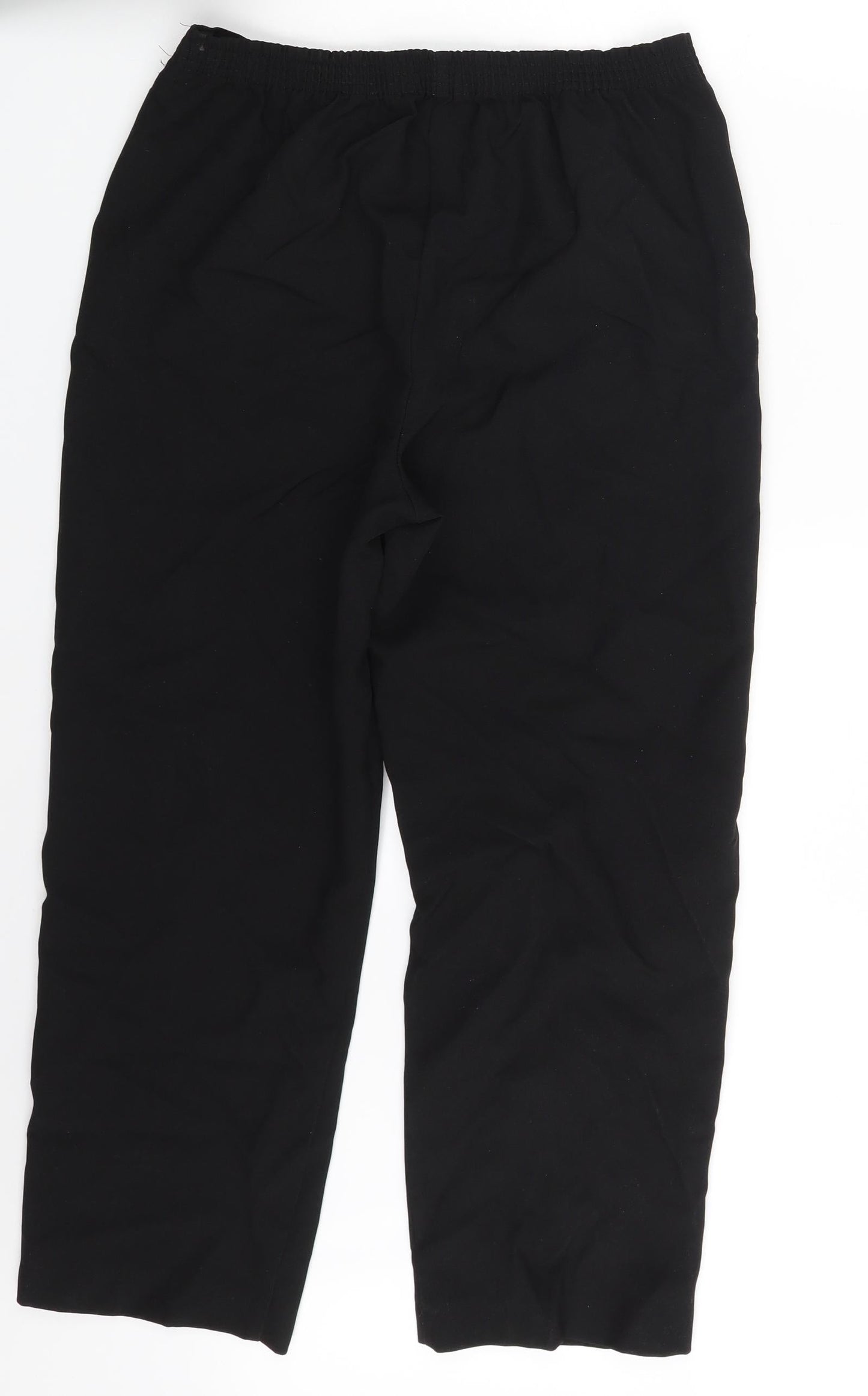 BM Collection Womens Black   Trousers  Size 10 L23 in