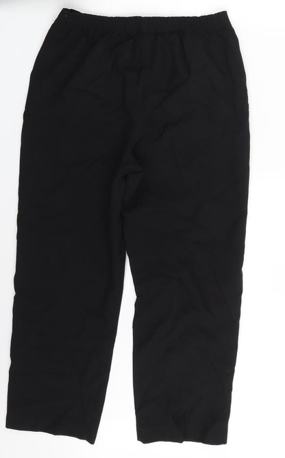 BM Collection Womens Black   Trousers  Size 10 L23 in
