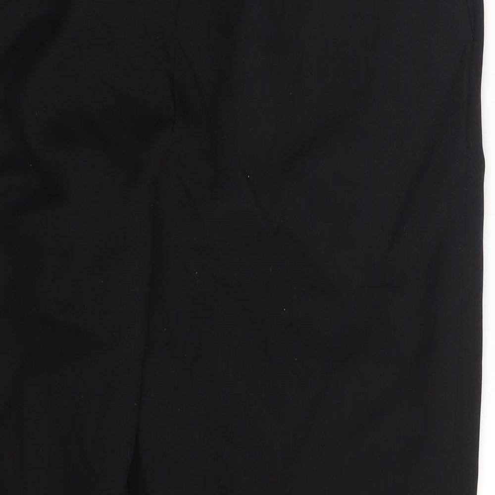 BM Collection Womens Black   Trousers  Size 10 L23 in