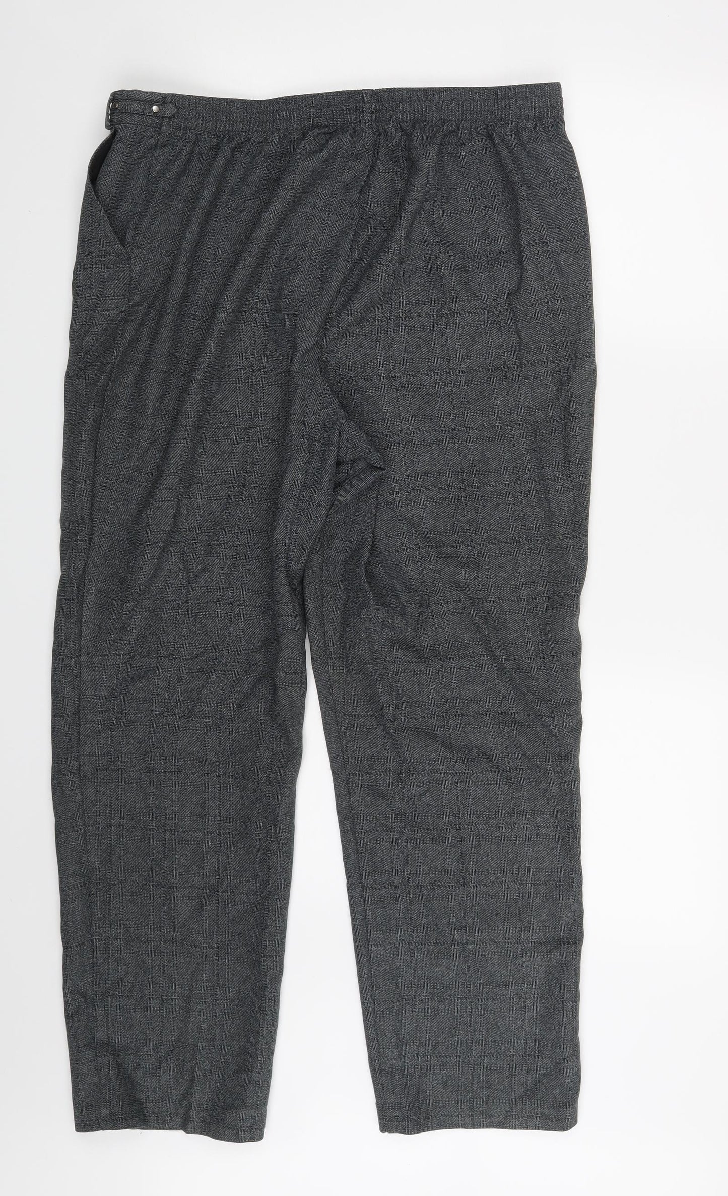 Womens UK Size 18 M&S Regular Fit Dress Pants Grey Trousers