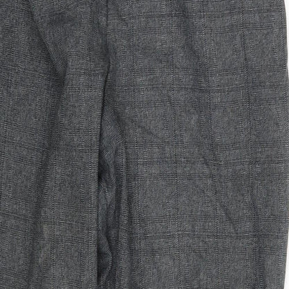 Womens UK Size 18 M&S Regular Fit Dress Pants Grey Trousers