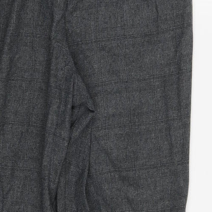 Womens UK Size 18 M&S Regular Fit Dress Pants Grey Trousers