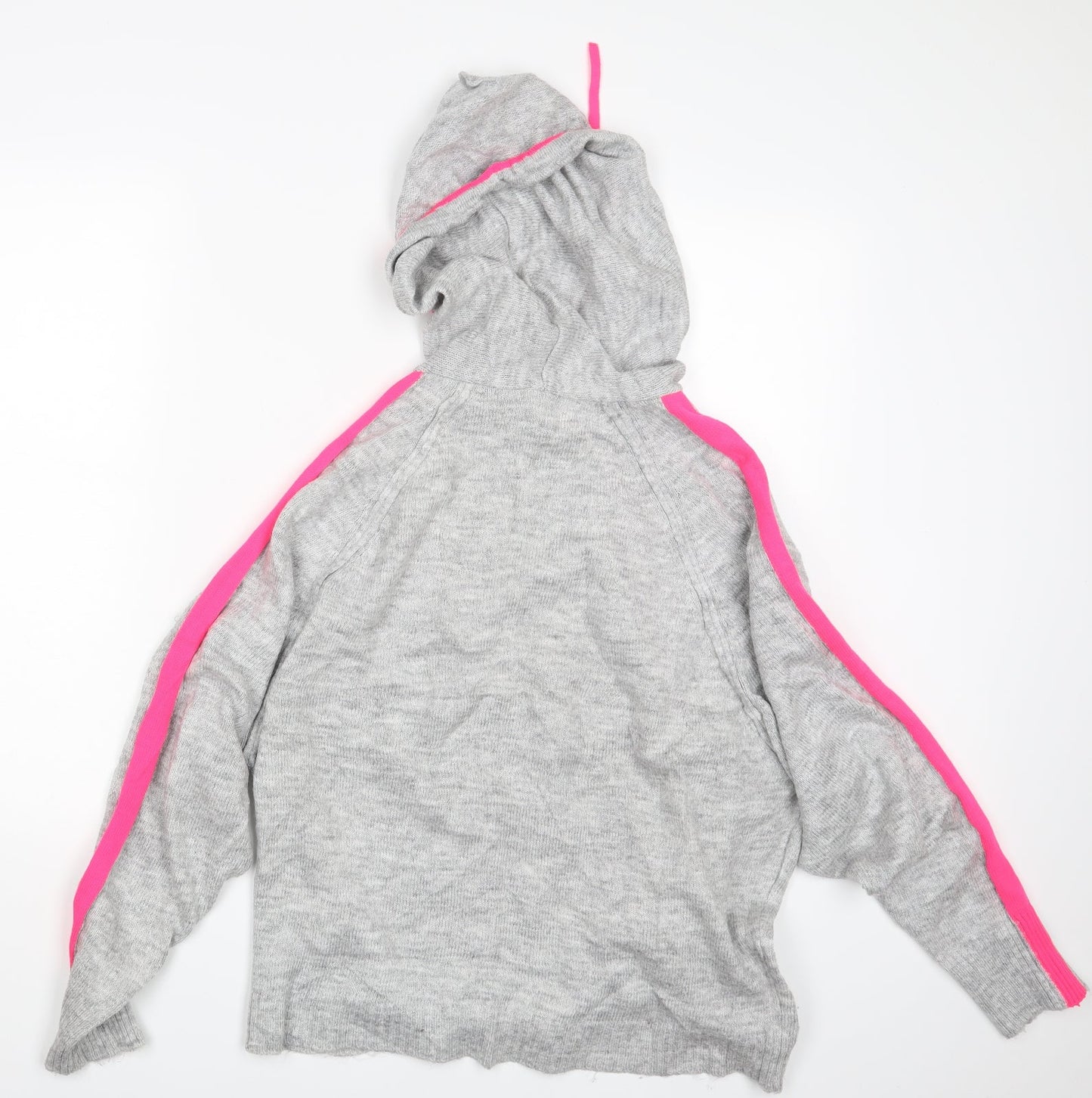 Papaya Womens Grey   Pullover Hoodie Size M