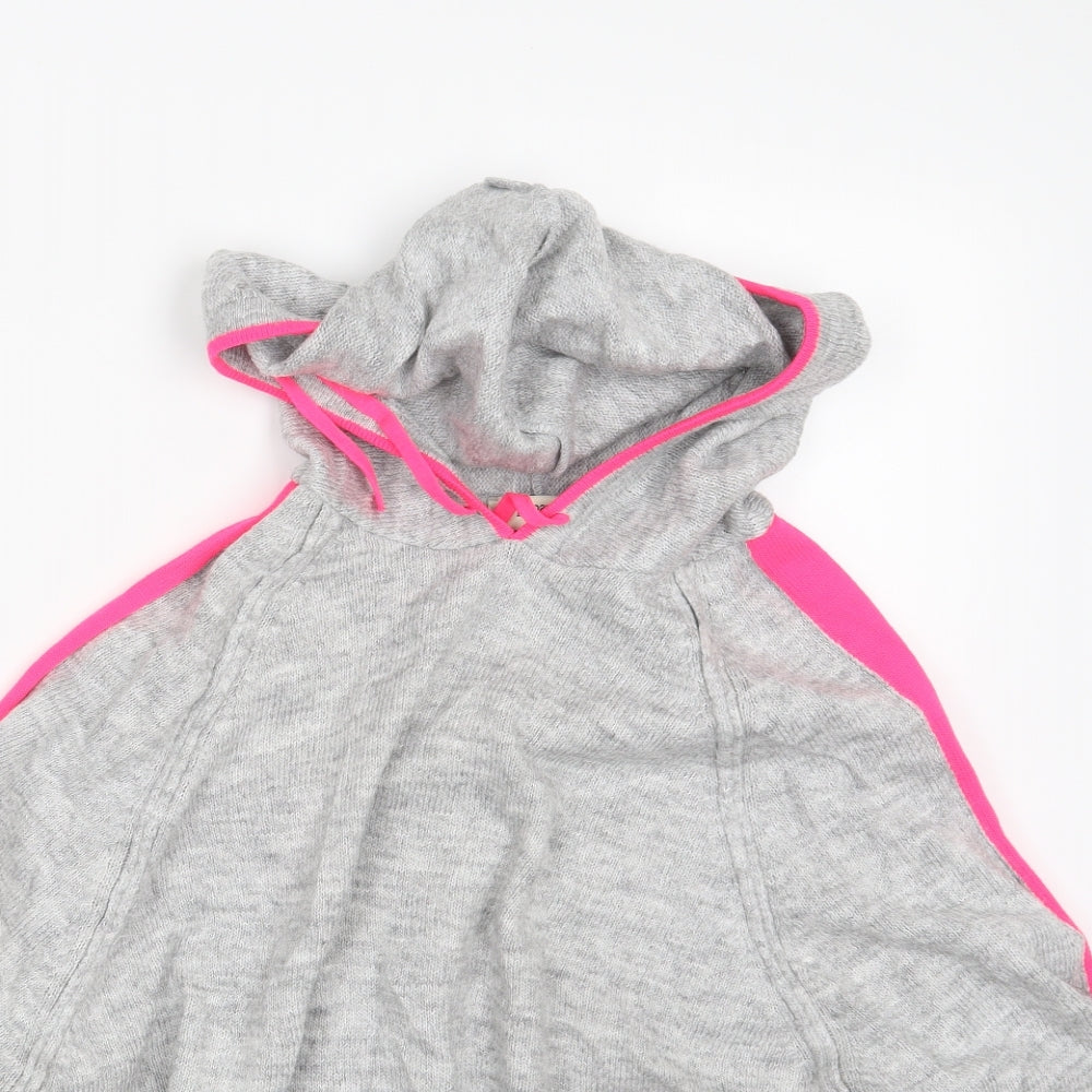 Papaya Womens Grey   Pullover Hoodie Size M