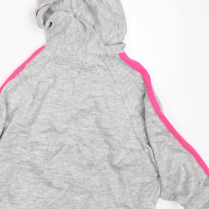 Papaya Womens Grey   Pullover Hoodie Size M
