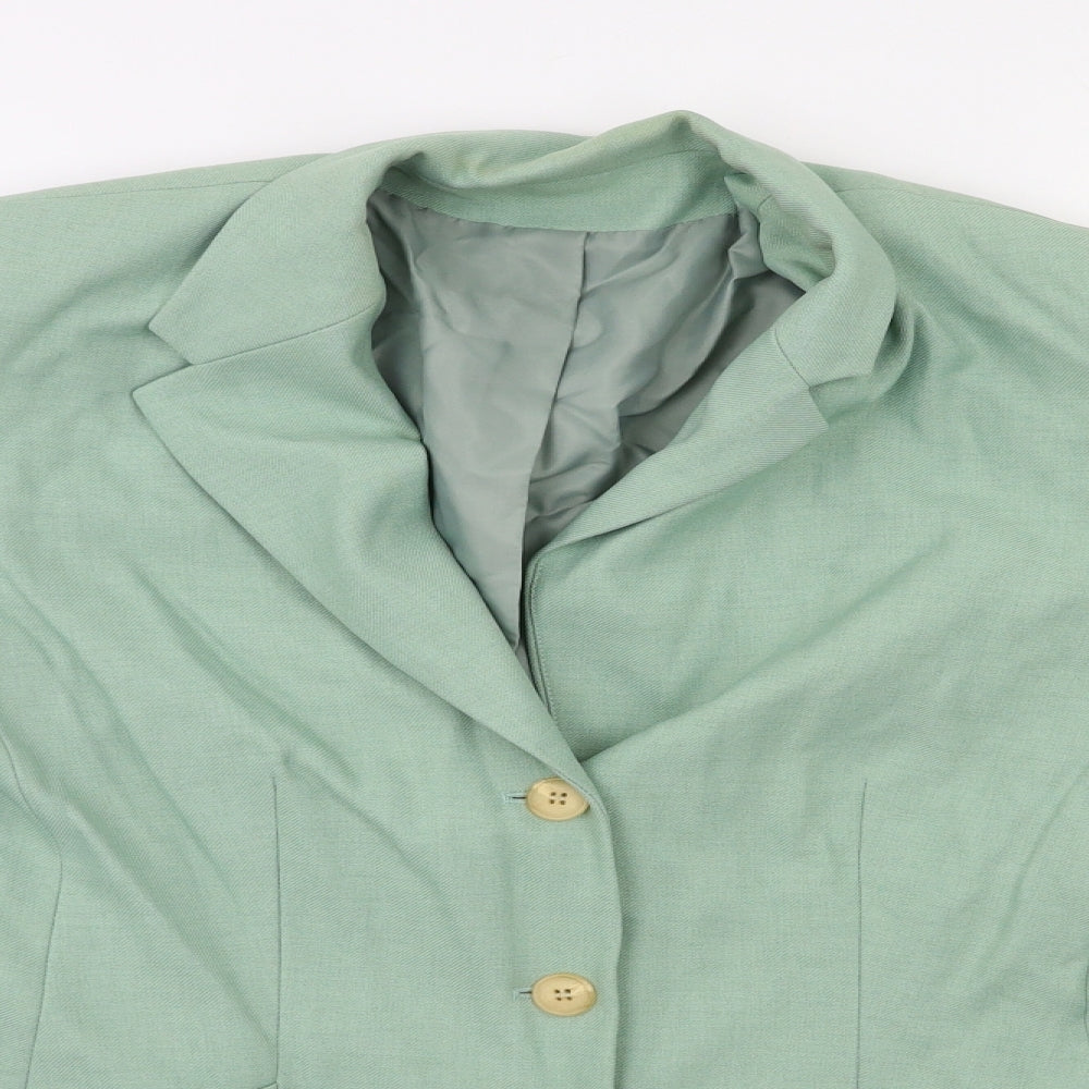 Debenhams Womens Green   Jacket Suit Jacket Size 10