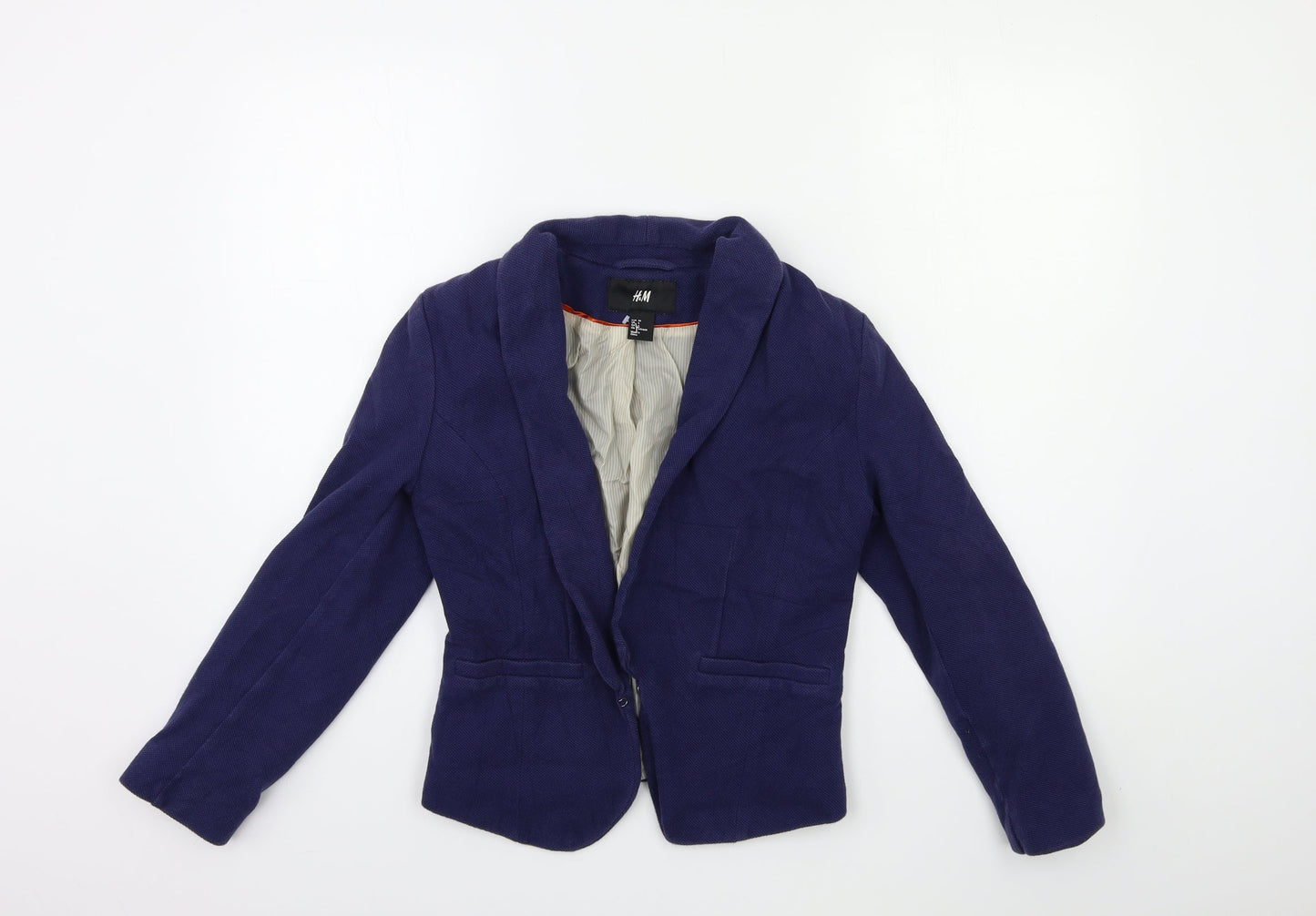 Womens UK Size 8 H&M Blue Jacket