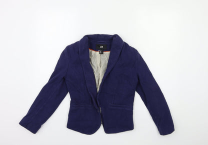 Womens UK Size 8 H&M Blue Jacket