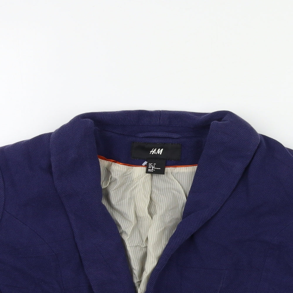 Womens UK Size 8 H&M Blue Jacket