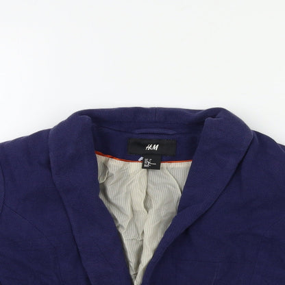 Womens UK Size 8 H&M Blue Jacket