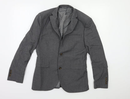 Mens UK Size 38 NEXT Regular Grey Suit Jacket
