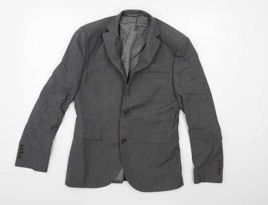 Mens UK Size 38 NEXT Regular Grey Suit Jacket