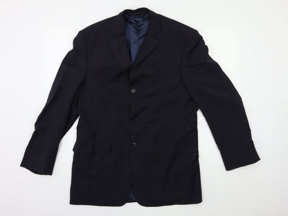 Mens UK Size 38 Marks and Spencer Regular Blue Suit Jacket