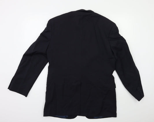 Mens UK Size 38 Marks and Spencer Regular Blue Suit Jacket