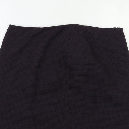 Marks and Spencer Womens Purple   Straight & Pencil Skirt Size 14