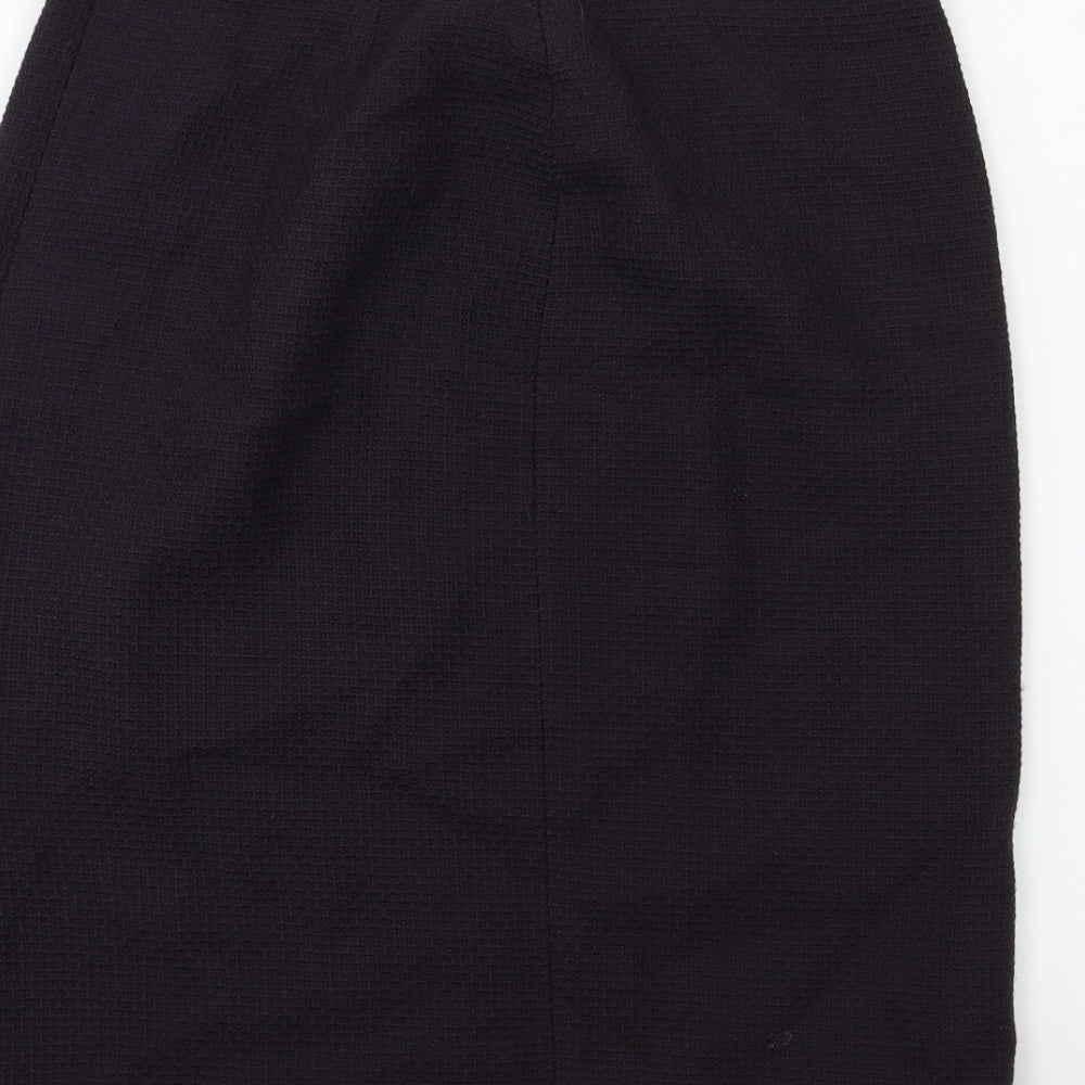 Marks and Spencer Womens Purple   Straight & Pencil Skirt Size 14