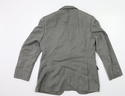 Mens UK Size 42 Preworn Regular Grey Suit Jacket