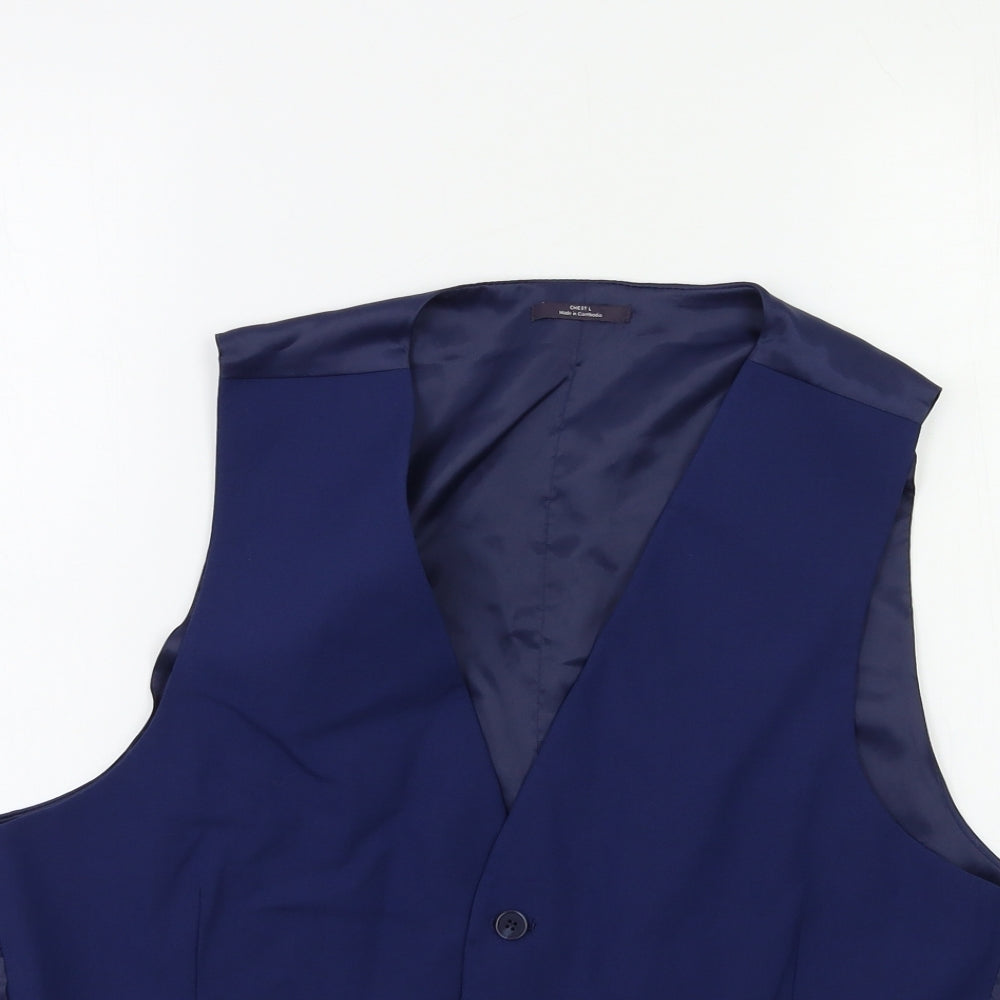 Mens UK Size 42 Marks and Spencer Regular Blue Suit Jacket