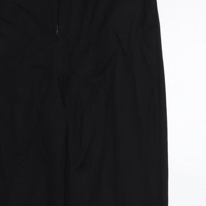 Womens UK Size 12 BHS Regular Fit  Black Trousers
