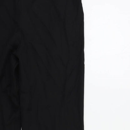 Womens UK Size 12 BHS Regular Fit  Black Trousers