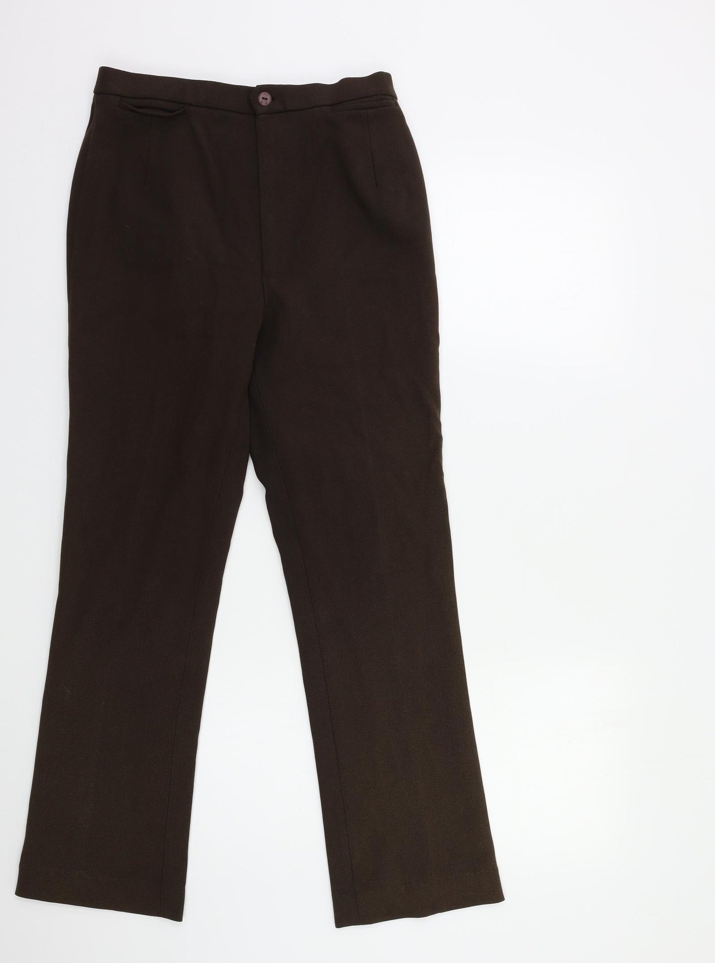Womens UK Size 26 in Preworn Regular Fit  Green Trousers