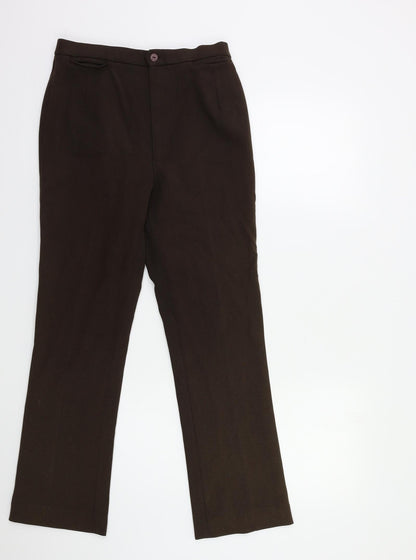 Womens UK Size 26 in Preworn Regular Fit  Green Trousers