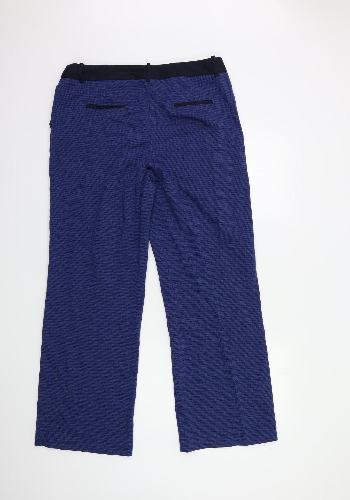 Womens UK Size 34 in NEXT Regular Fit  Blue Trousers