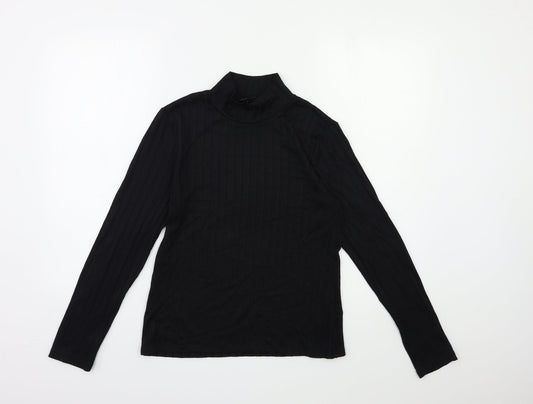 F&F Womens Black   Basic T-Shirt Size 8