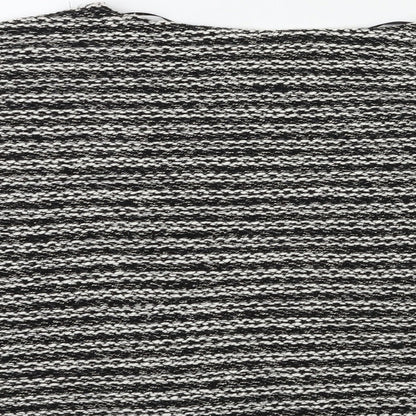 Atmosphere Womens Black Striped Knit Pullover Jumper Size S