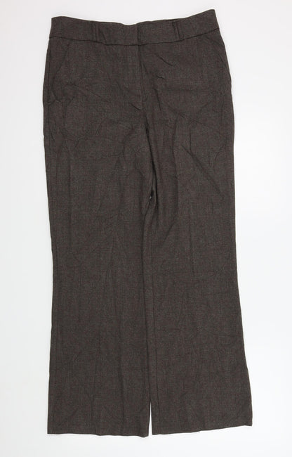 George Womens Brown   Trousers  Size 12 L30 in