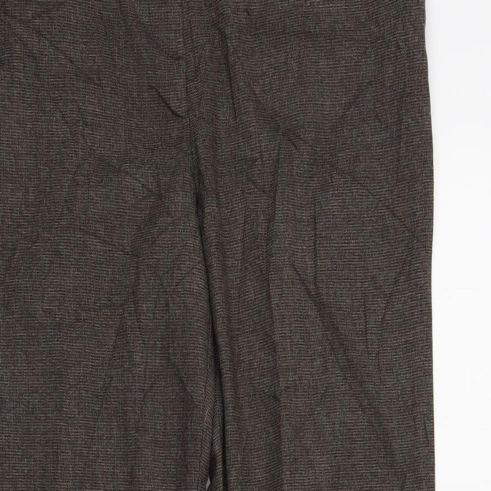 George Womens Brown   Trousers  Size 12 L30 in