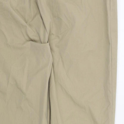 Womens UK Size 18 M&S Regular Fit  Brown Trousers