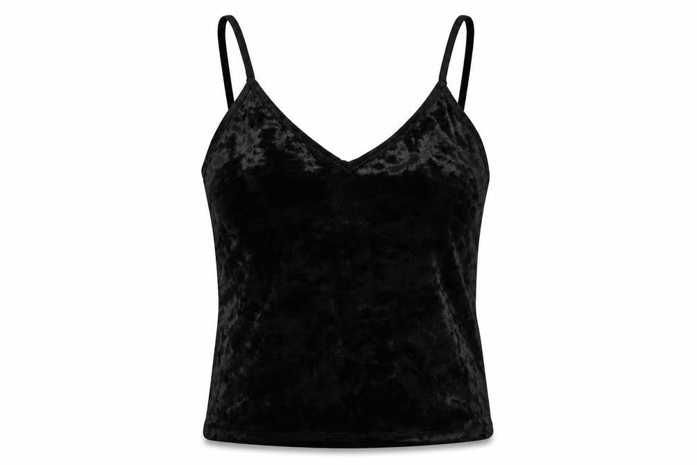 Womens UK Size M Sparkle & Fade Black Basic T-Shirt
