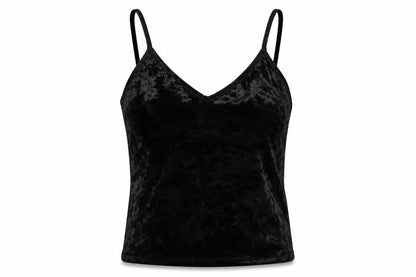 Womens UK Size M Sparkle & Fade Black Basic T-Shirt
