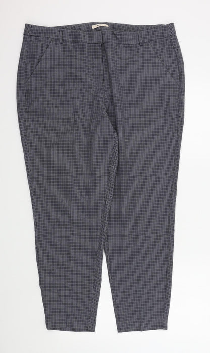 TU Womens Grey   Trousers  Size 16 L27 in