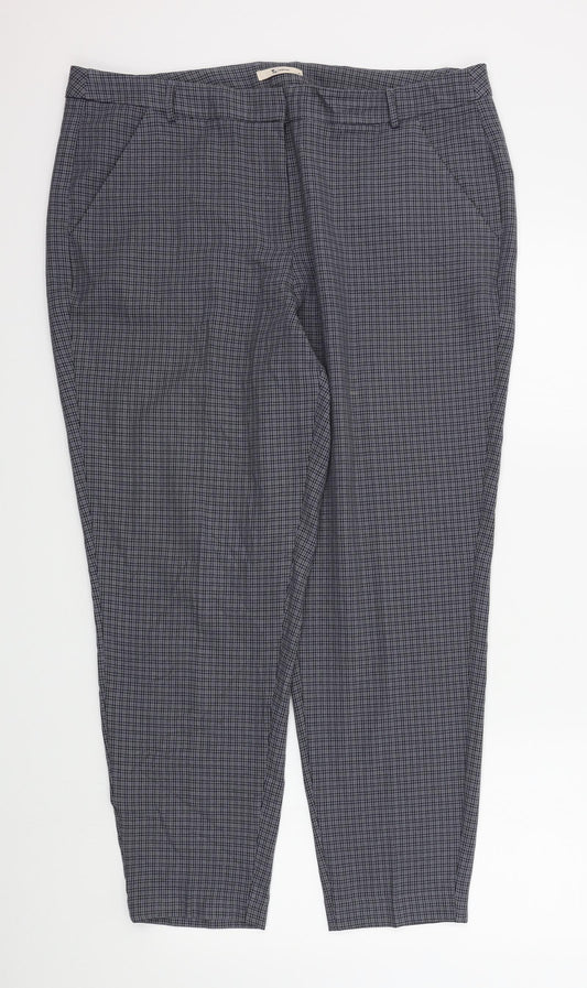 TU Womens Grey   Trousers  Size 16 L27 in