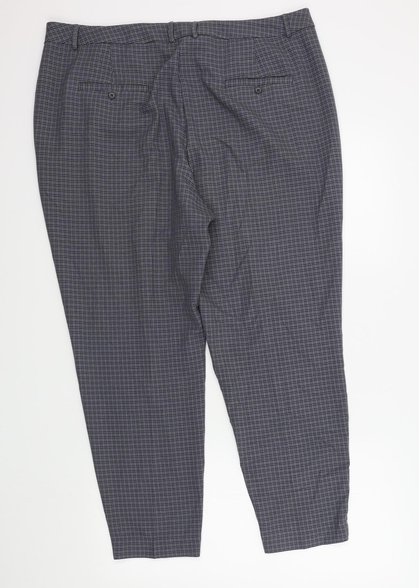 TU Womens Grey   Trousers  Size 16 L27 in