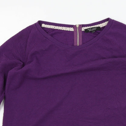 Womens UK Size 10 New Look Pink Pullover Jumper