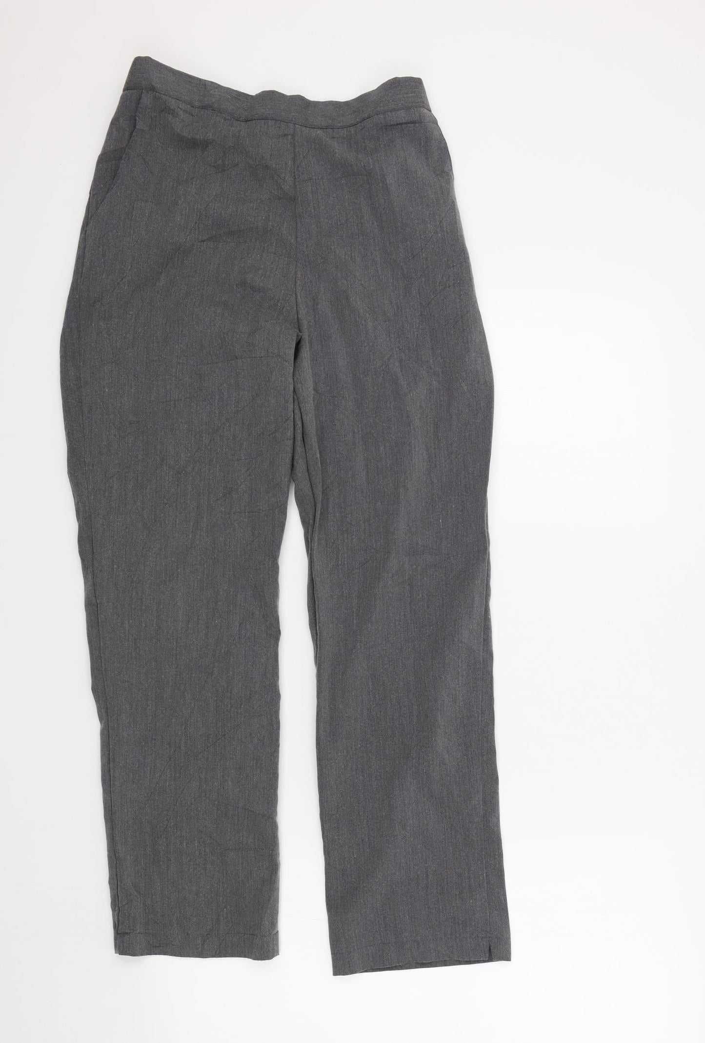 Womens UK Size 10 Preworn Regular Fit  Grey Trousers
