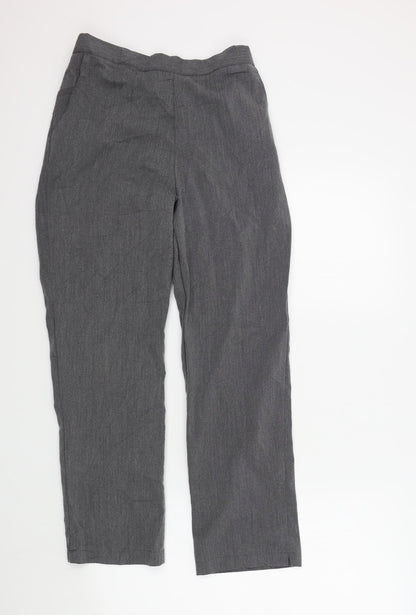 Womens UK Size 10 Preworn Regular Fit  Grey Trousers