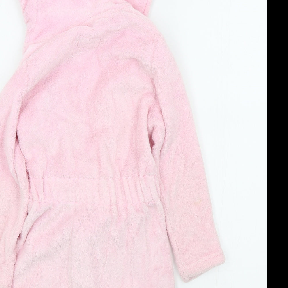 YD Girls Orange Colourblock  Top Robe Size 5-6 Years