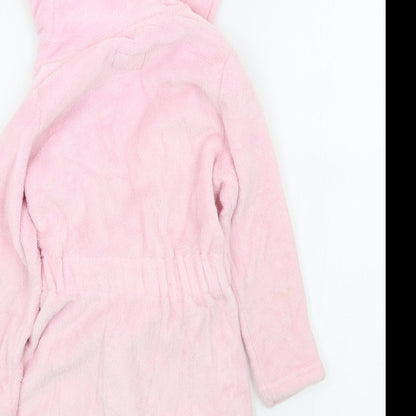 YD Girls Orange Colourblock  Top Robe Size 5-6 Years