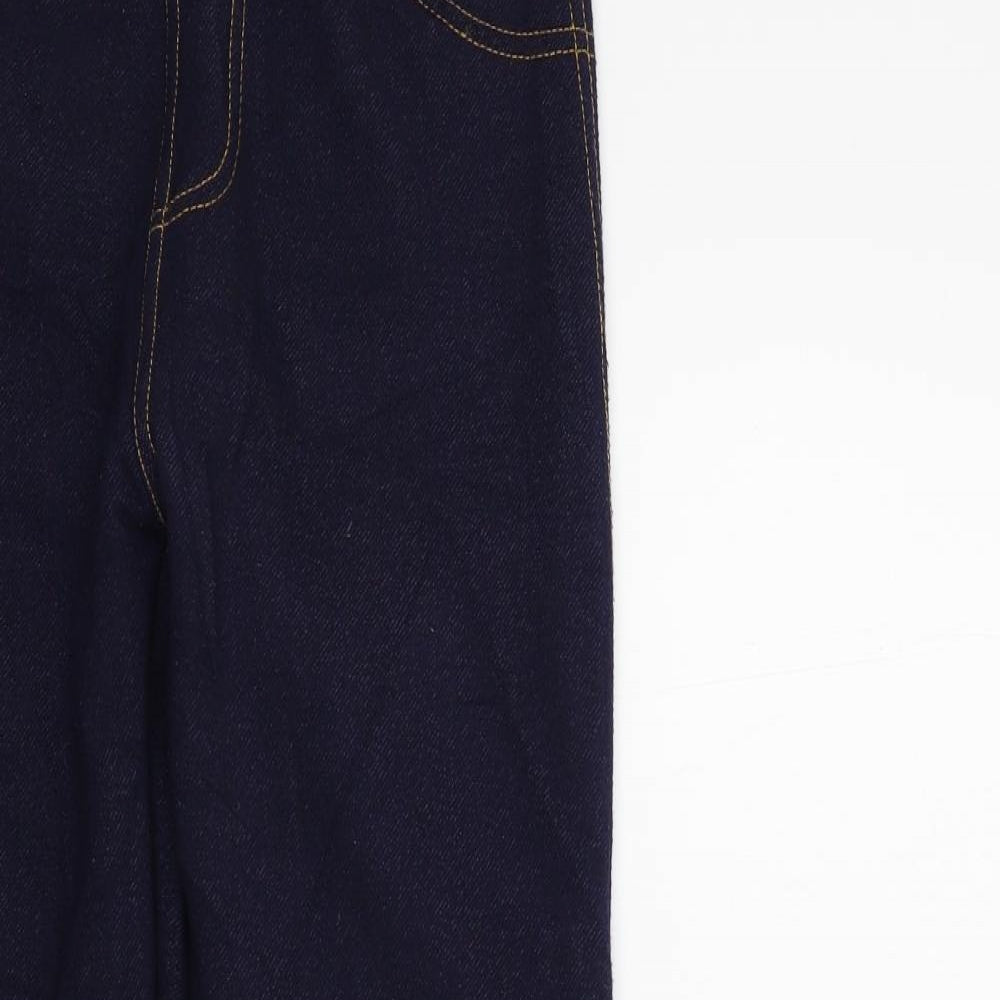 Preworn Girls Blue Colourblock  Skinny Jeans Size L