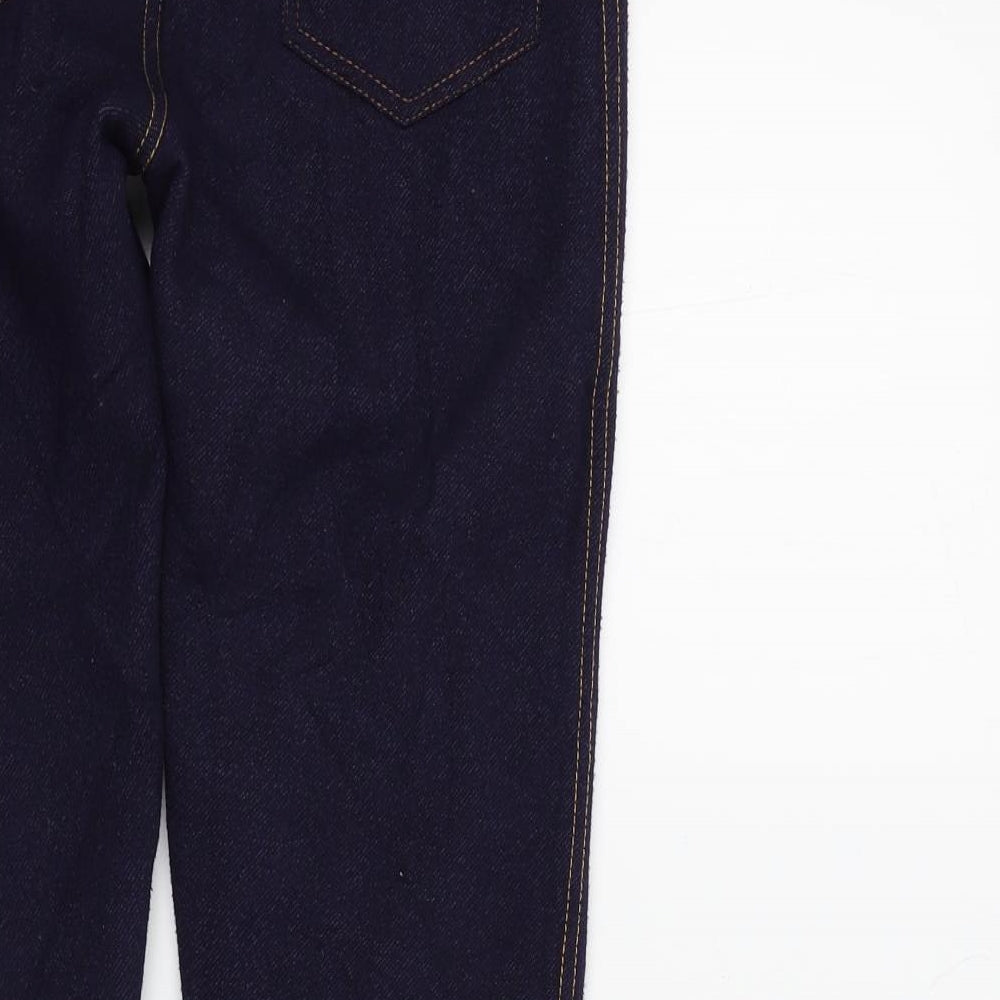 Preworn Girls Blue Colourblock  Skinny Jeans Size L