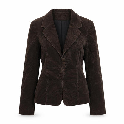 Womens UK Size 10 AMARANTO Brown Jacket