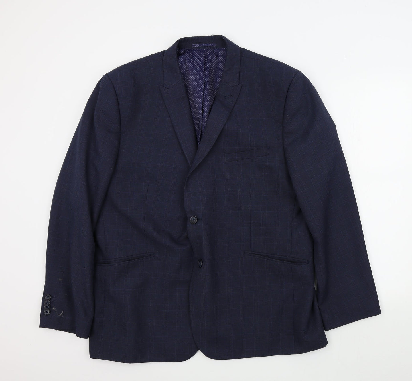 Mens UK Size 46 Taylor & Wright Regular Blue Suit Jacket